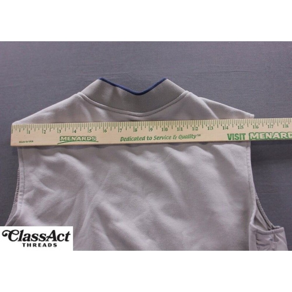 Zara Man Puffer Vest Gray Lightweight Sleeveless … - image 4